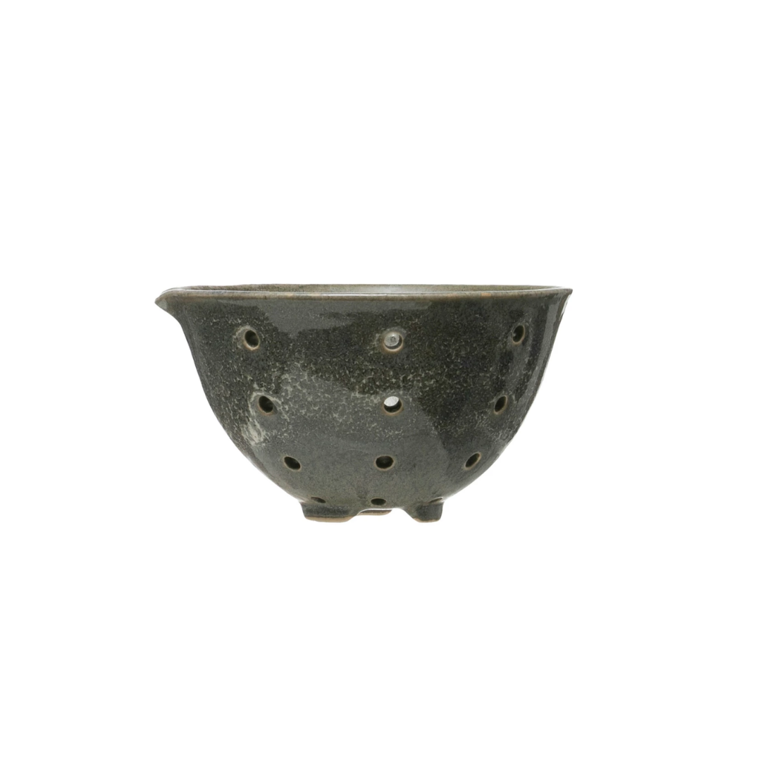 Stoneware Berry Bowl with Glaze, 2 Colors | Bridal Shower Maelynn McKinney & Harrison Lee