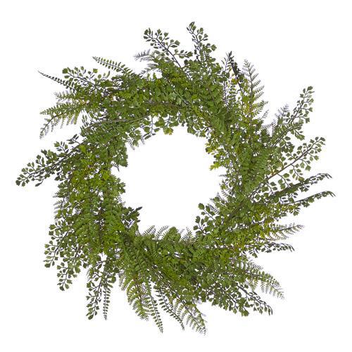Mixed Fern Wreath