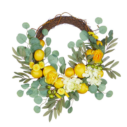 Mixed Lemon Wreath