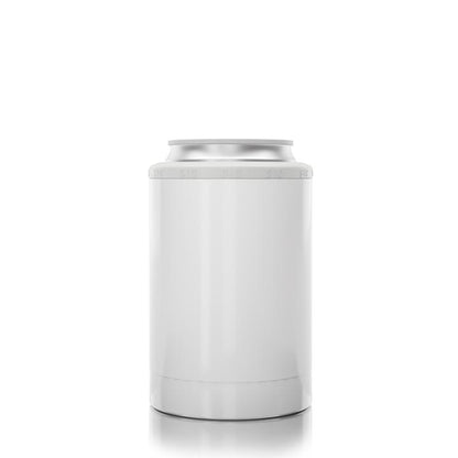 Gloss White 12oz Can Cooler