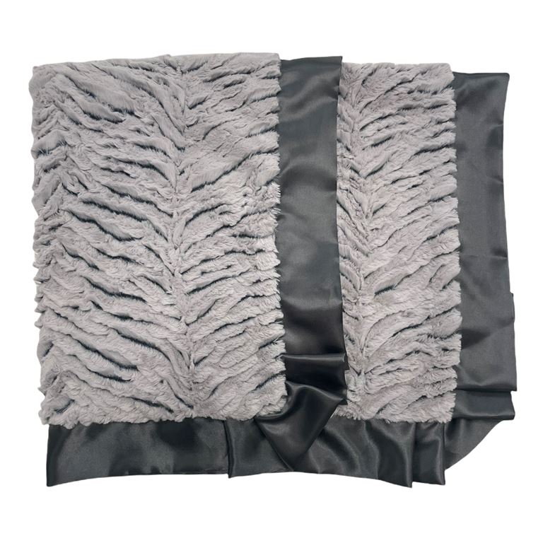 Rockin Royalty Ziggy Grey Luxe Cuddle Blanket