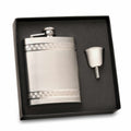 Anchor Flask Set 8oz (Silver)