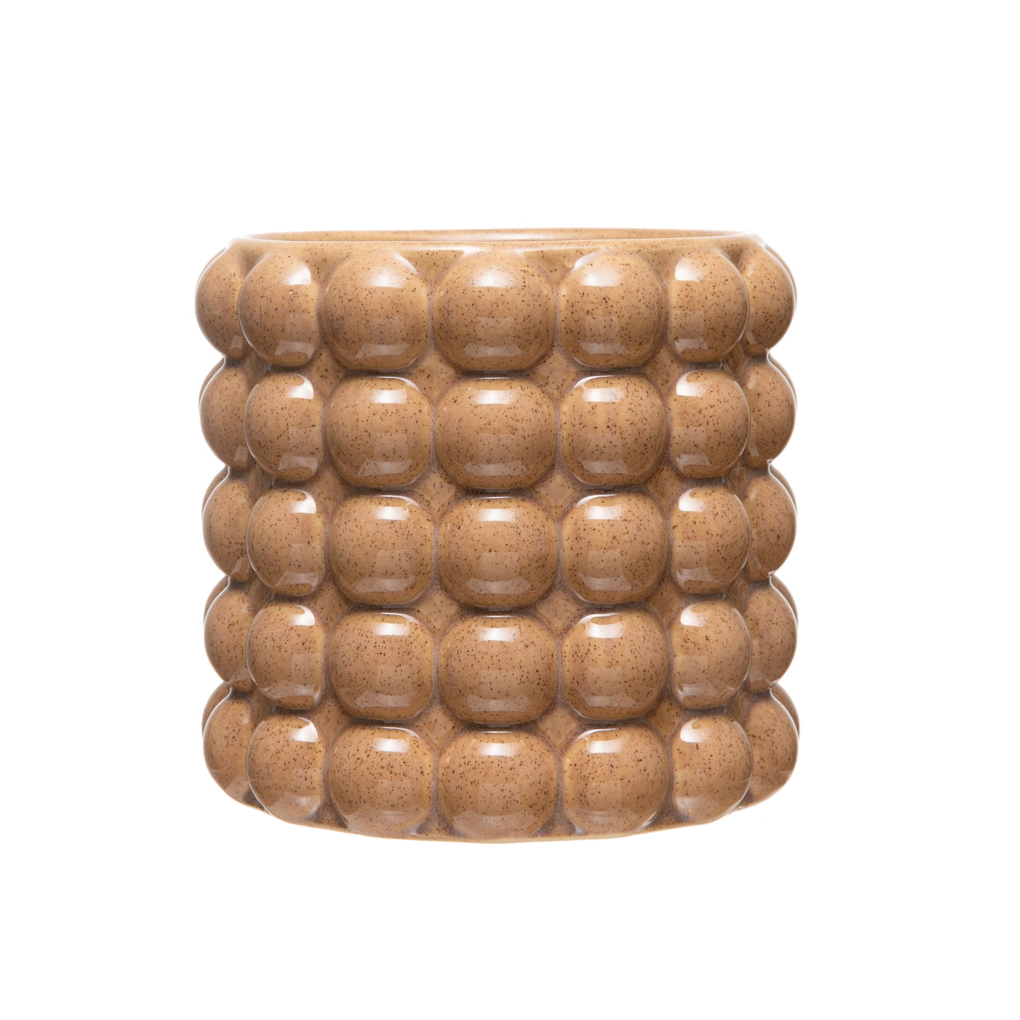 Bloomingville Embossed Stoneware Planter