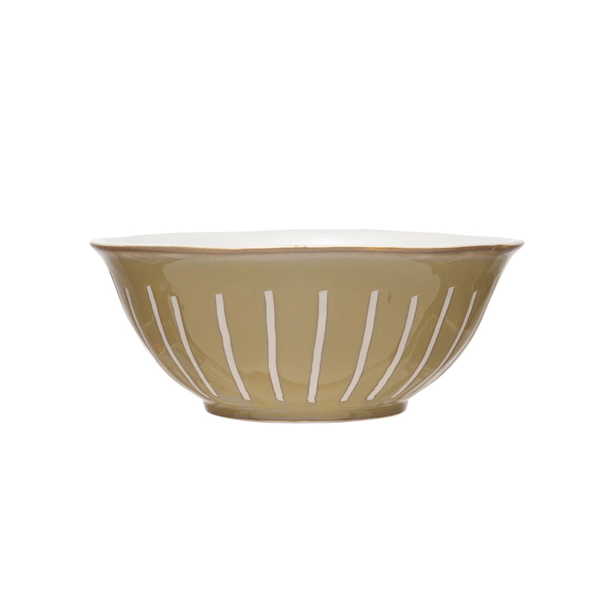 Round Stoneware Bowl
