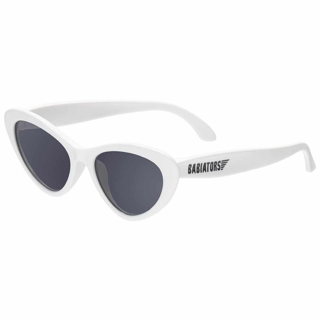 Wicked White Cat-Eye Sunglasses-Babiators-Lasting Impressions