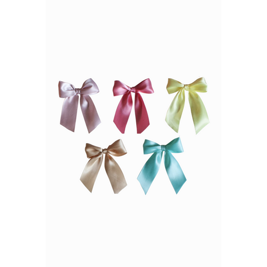 Satin Long Tail Knot Bow