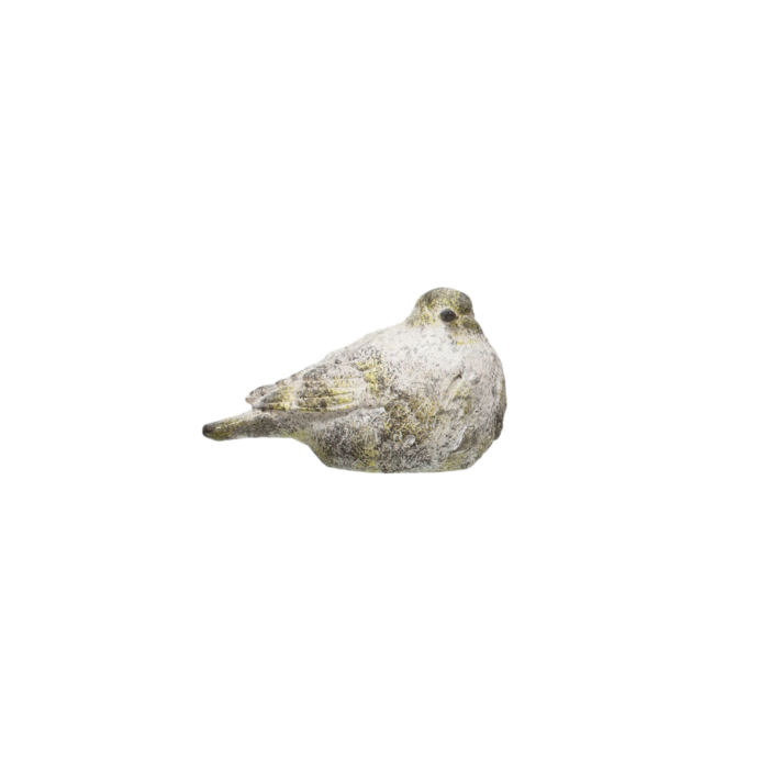 Resin Bird with Cement Moss Finish, 3 Styles