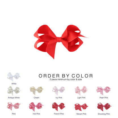 Small (4 in.) Classic Grosgrain Bow by Color