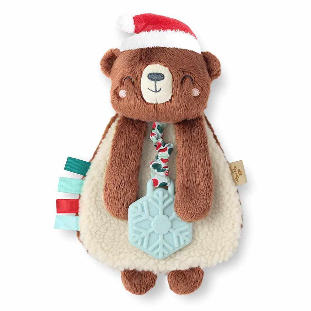 NEW Itzy Lovey™ Holiday Bear Plush + Teether Toy