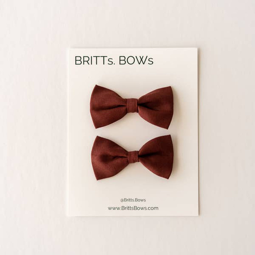 Holiday Pigtail Bow Sets of 2-BRITTs. BOWs-Lasting Impressions