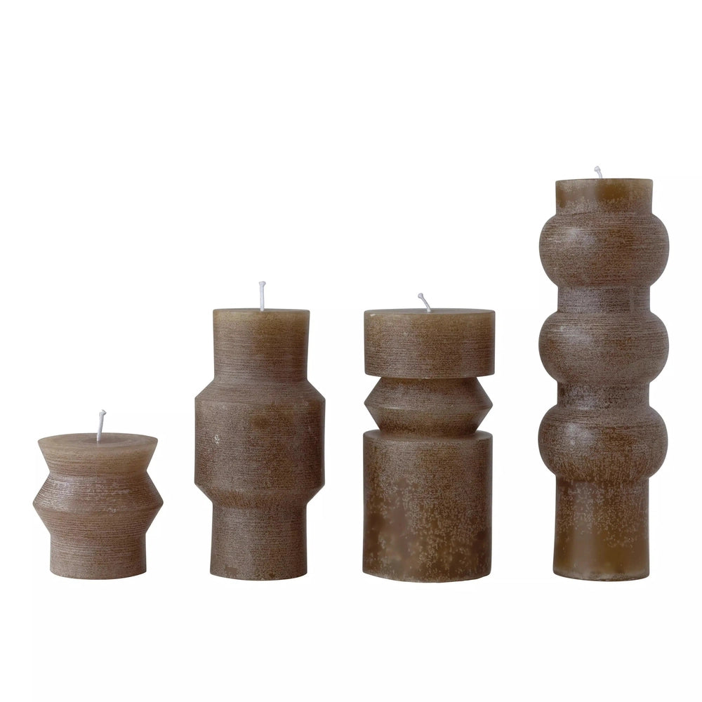 Unscented Totem Pillar Candle