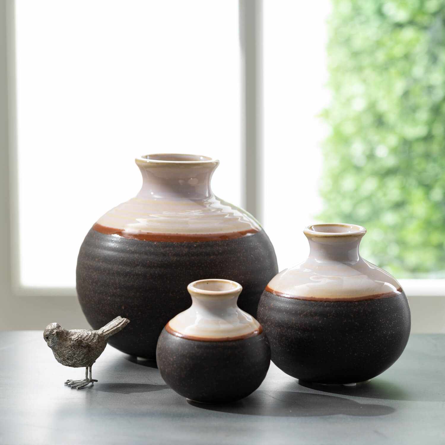 Low Ball Vases, Set of 3