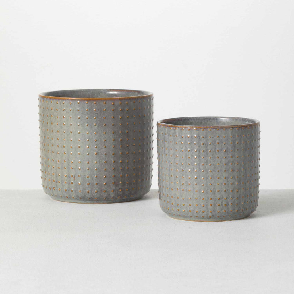 Ceramic Patterned Planters