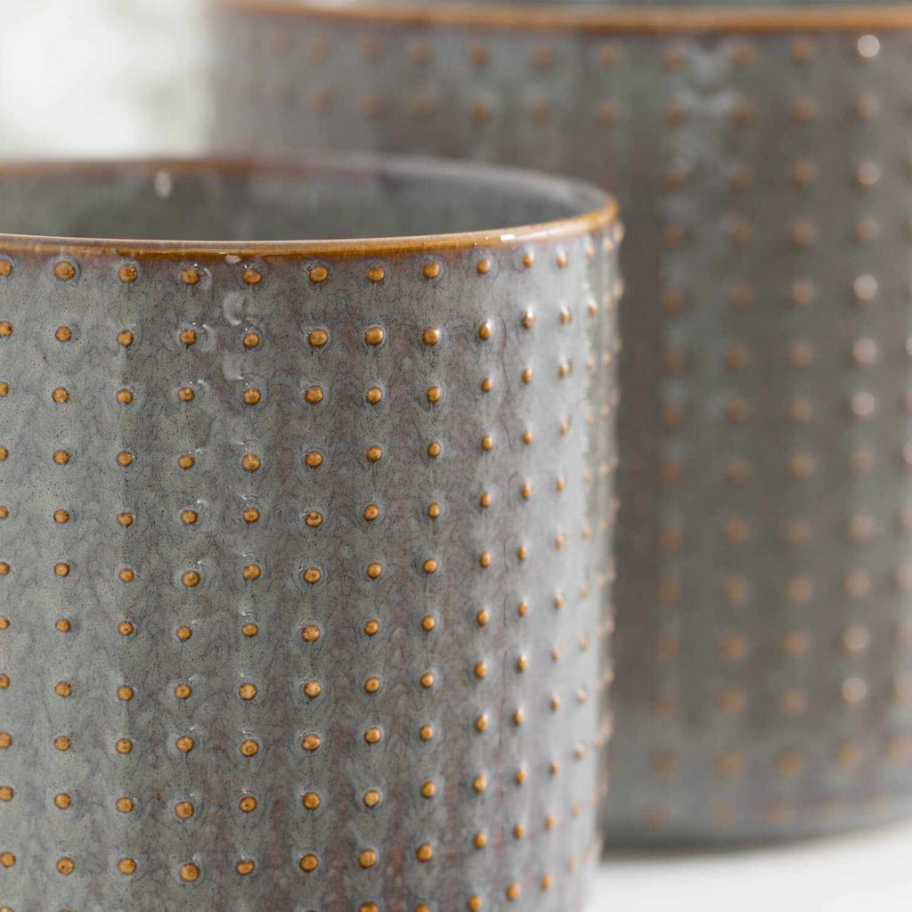 Ceramic Patterned Planters
