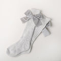 Knee High Socks with Velvet Bow
