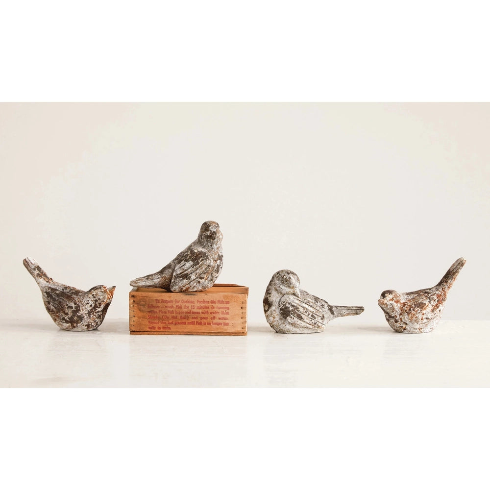 Bird with Distressed Finish, 4 Styles