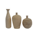 Paulownia Wood Vase, 3 Styles