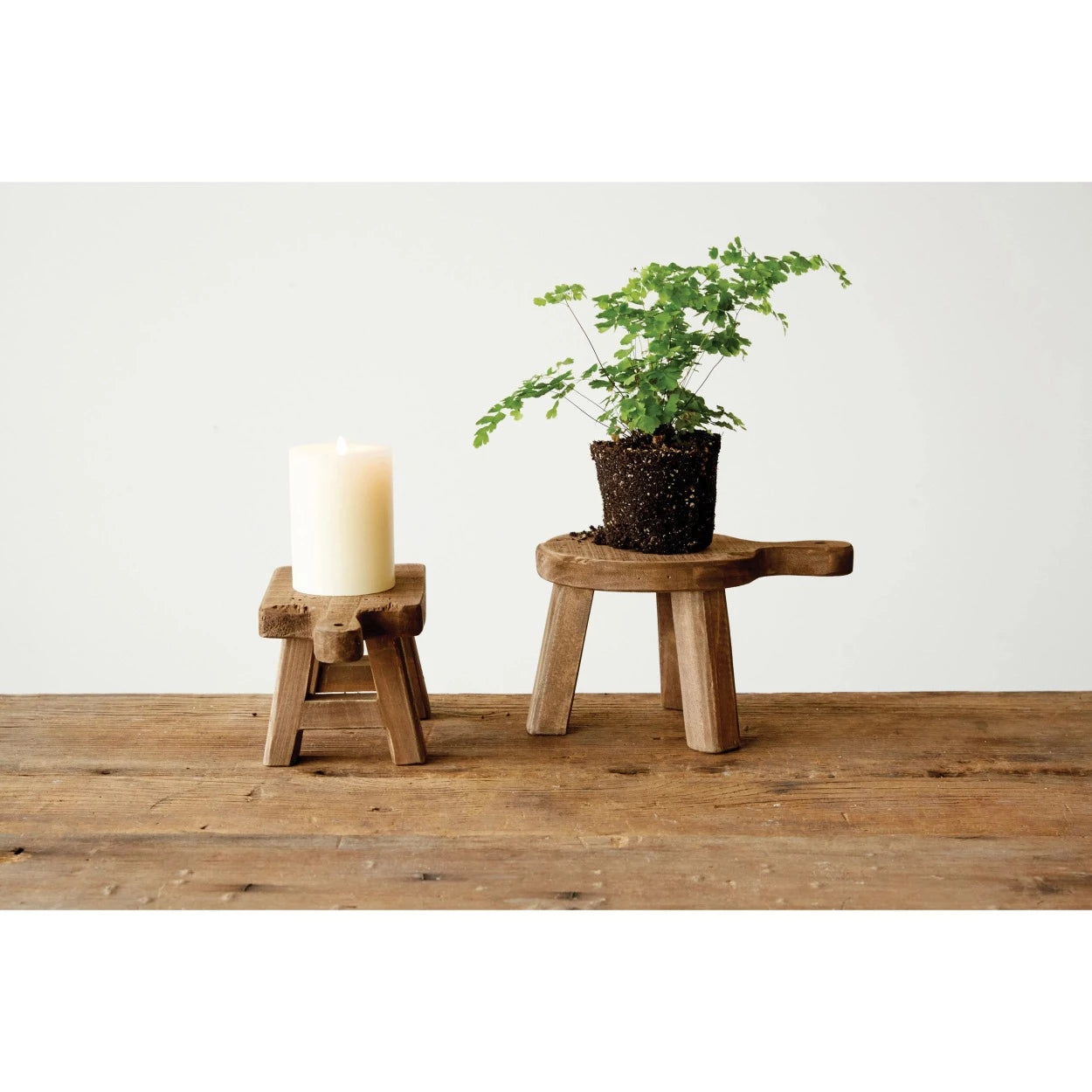 Wood Pedestal