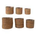 Hand-Woven Baskets with Plastic Lining