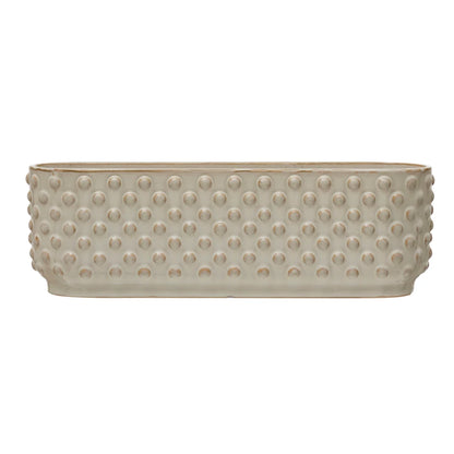 Hobnail Window Planter with 3 Sections