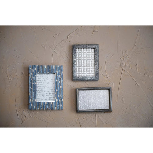 Bone and MDF Photo Frame, 2 Styles