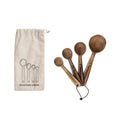 Mango Wood Measuring Spoons, Set of 4 | Bridal Shower Maelynn McKinney & Harrison Lee