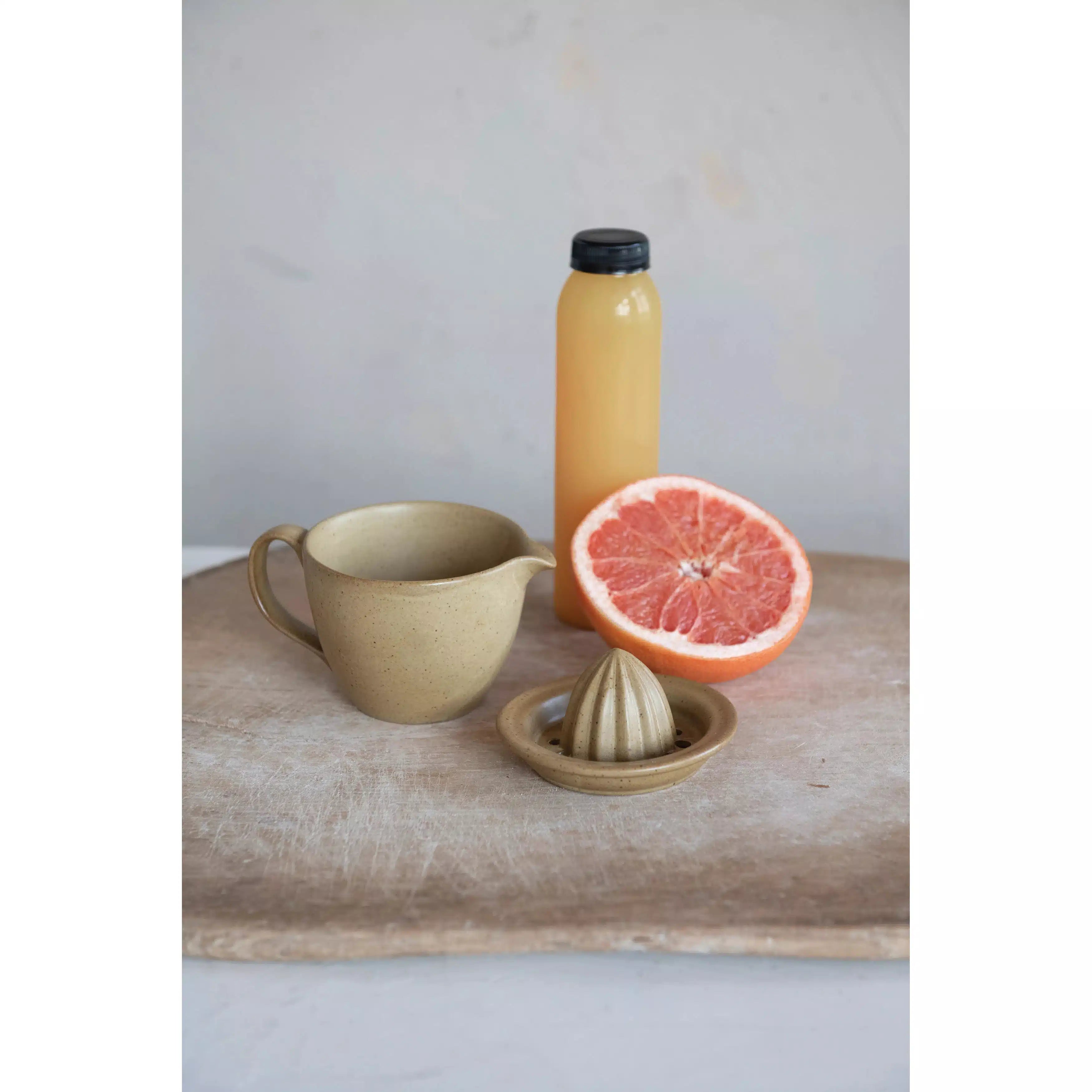 Stoneware Juicer, Reactive Glaze