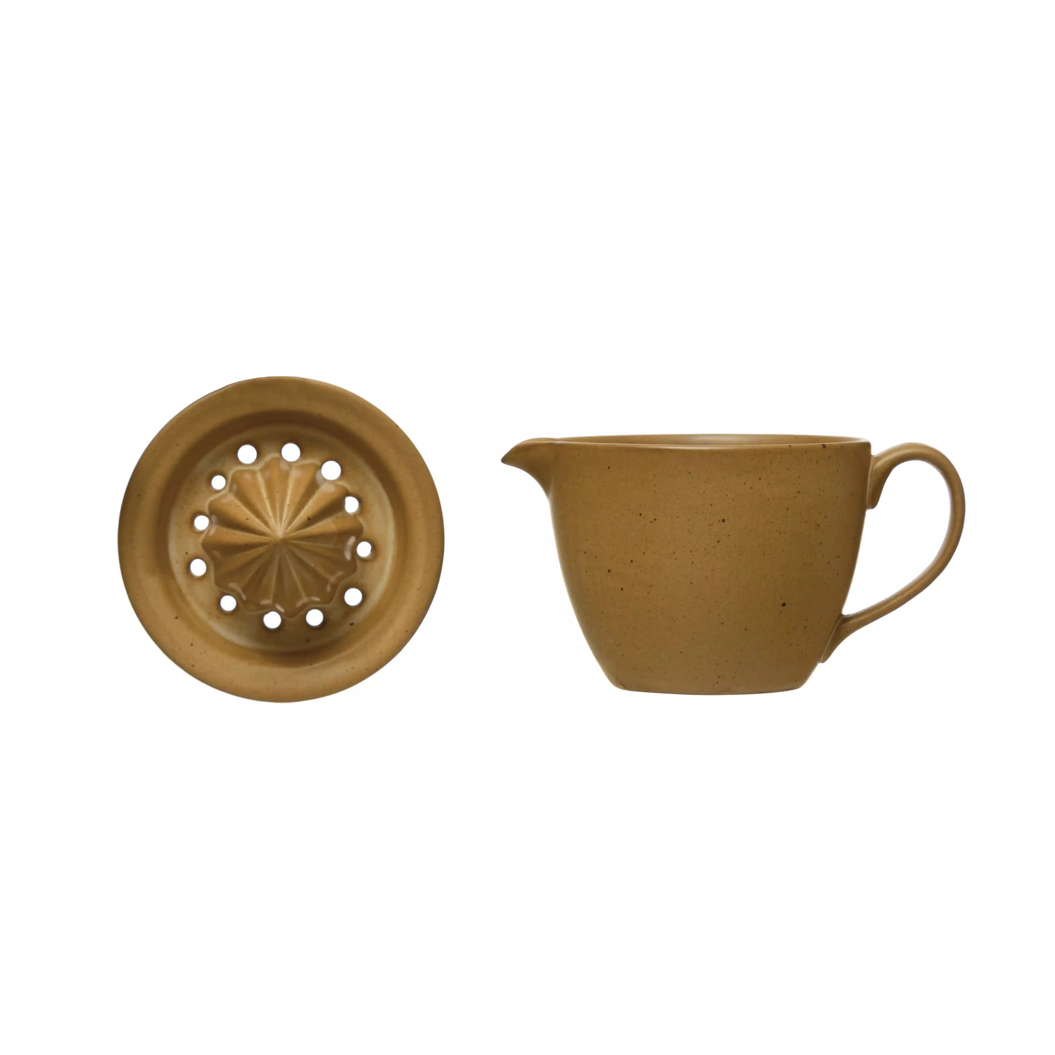 Stoneware Juicer, Reactive Glaze