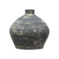 Decorative Clay Vase, Antique Finish