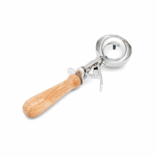 Vintage Trigger Ice Cream Scoop Wood