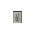 Wood Framed Glass Wall Décor w/ Botanical Print, 4 Styles