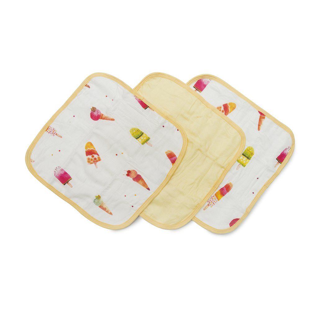 Washcloth 3-Piece Set - Icecream-Lou Lou Lollipop-Lasting Impressions