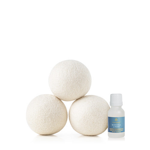 Wool Dryer Balls & Laundry Fragrance Oil Set