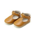 Caramel Lisette T-Strap Mary Jane Crib Shoe