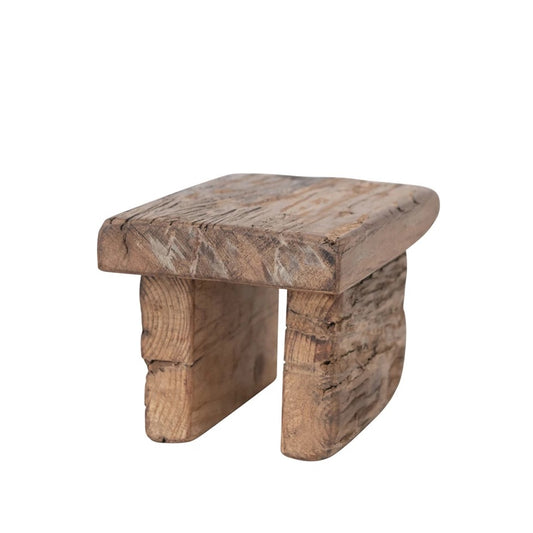 Decorative Reclaimed Wood Pedestal (Each One Will Vary)