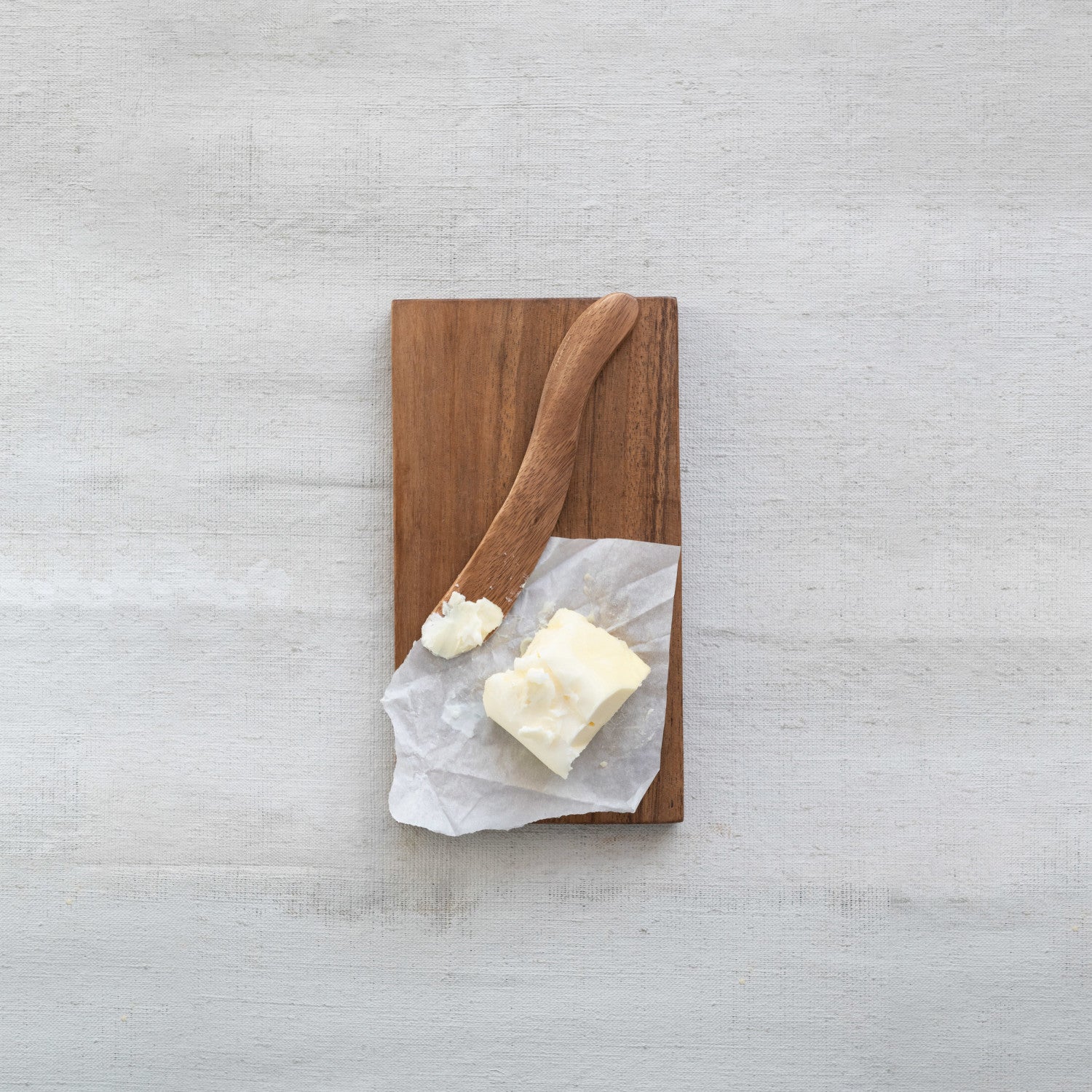 Acacia Wood Cheese/Cutting Board w/ Canape Knife