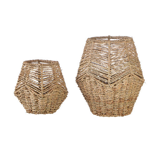 Seagrass Hexagonal Baskets-Raz-Lasting Impressions