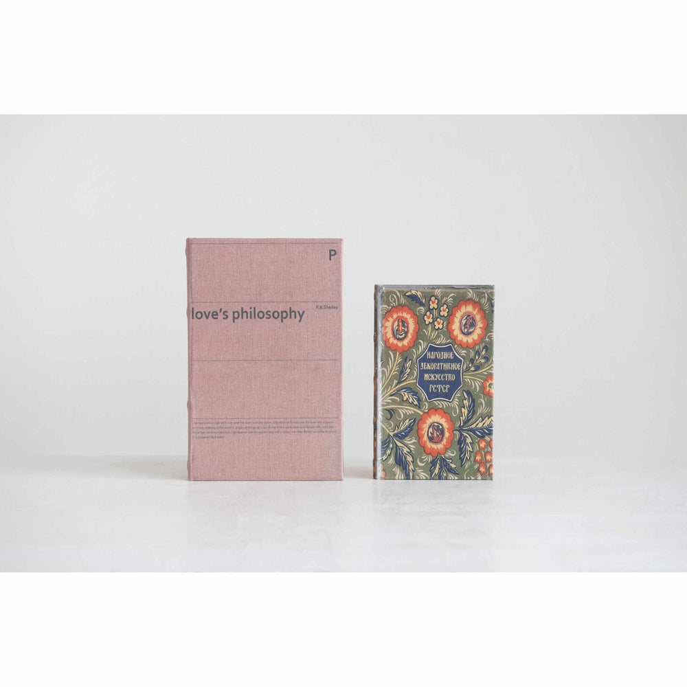 Love's Philosophy Book Storage Boxes, Set of 2