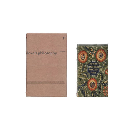 Love's Philosophy Book Storage Boxes, Set of 2