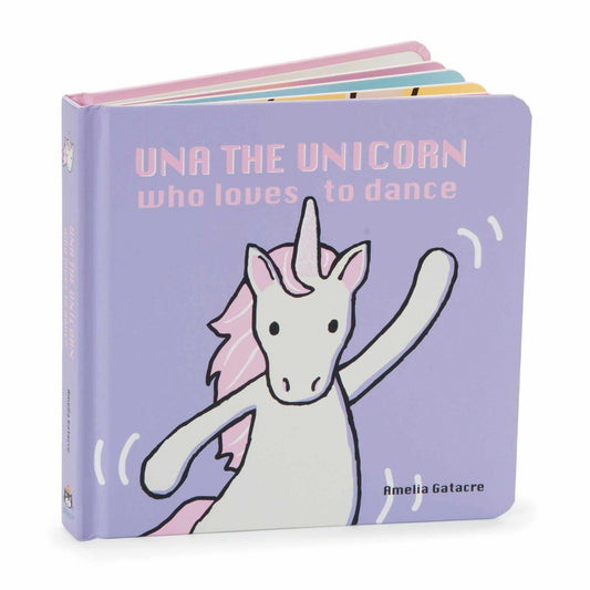 JellyCat Una The Unicorn Who Loves To Dance Book