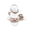 L'amour Leigh Bow Sandal in Latte
