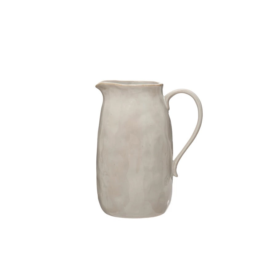Stoneware Pitchers, Reactive Glaze