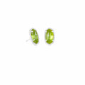 Kendra Scott Ellie Birthday Stone Earrings Peridot Illusion (August)