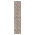 Two-Sided Hand-Woven Seagrass & Cotton Table Runner w/ Design