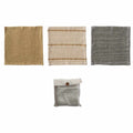 Cotton Waffle Weave Dish Cloths w/ Loop, Set of 3 in Bag