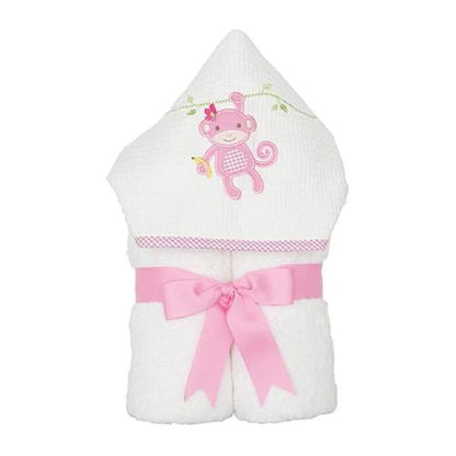 Pink Monkey Hooded Towel & Washcloth-3 Martha’s-Lasting Impressions