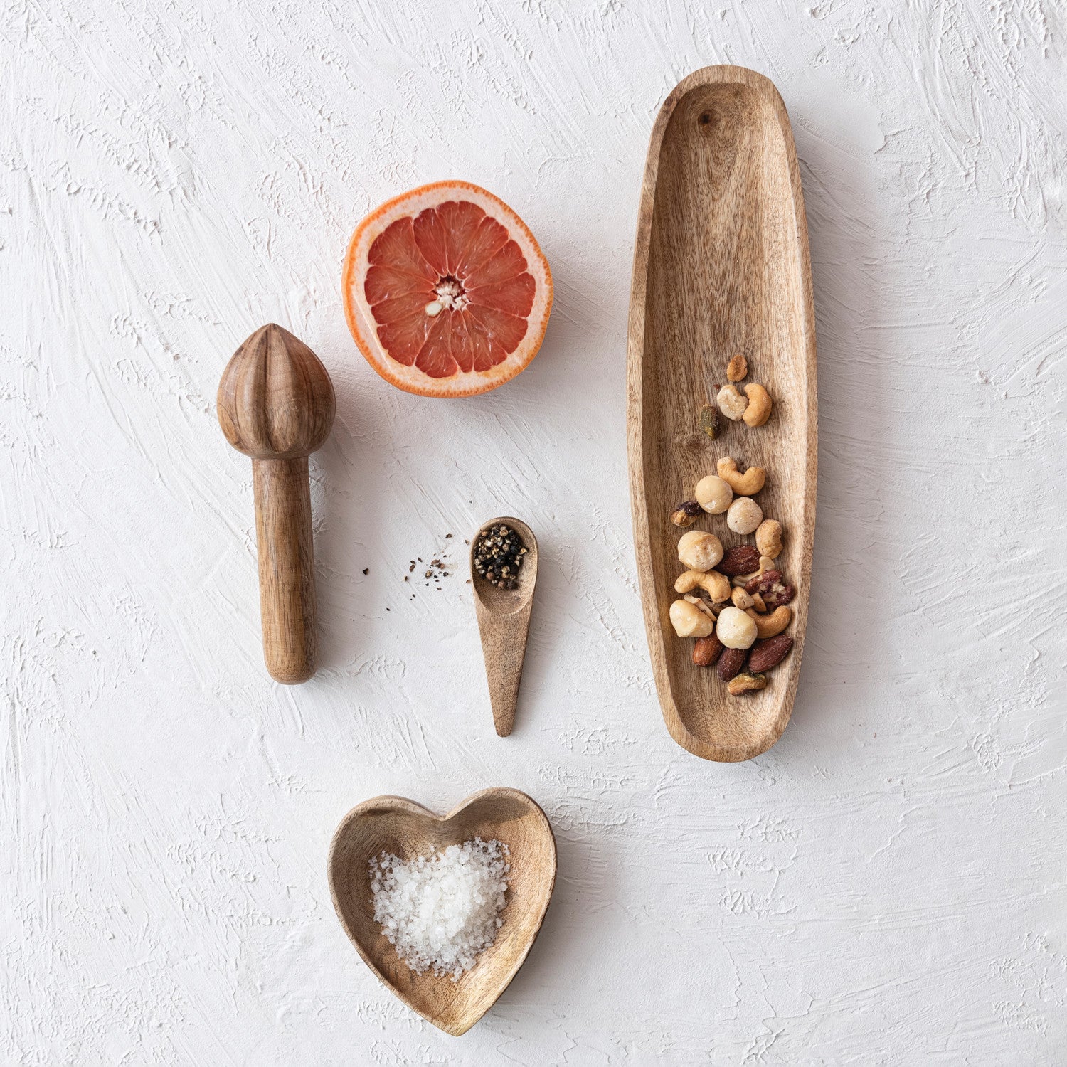 Mango Wood Scoop | Bridal Shower Sydnee Allen & Richard Busby