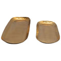 Hammered Brass Oval Trays