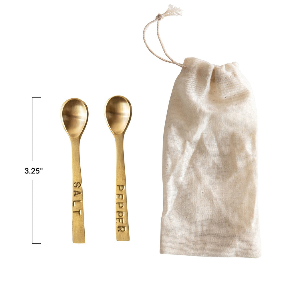 Salt and Pepper Spoons, Set of 2 | Bridal Shower Maddi Eddings & Tucker Clark