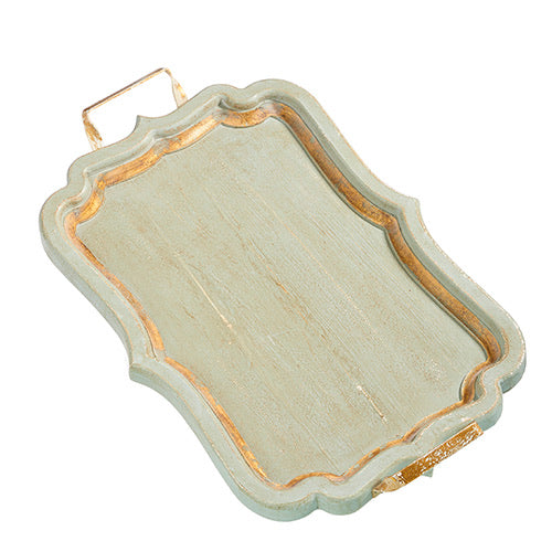 Distressed Blue Tray | Bridal Shower Hailey Wagstaff & Collins Vickers